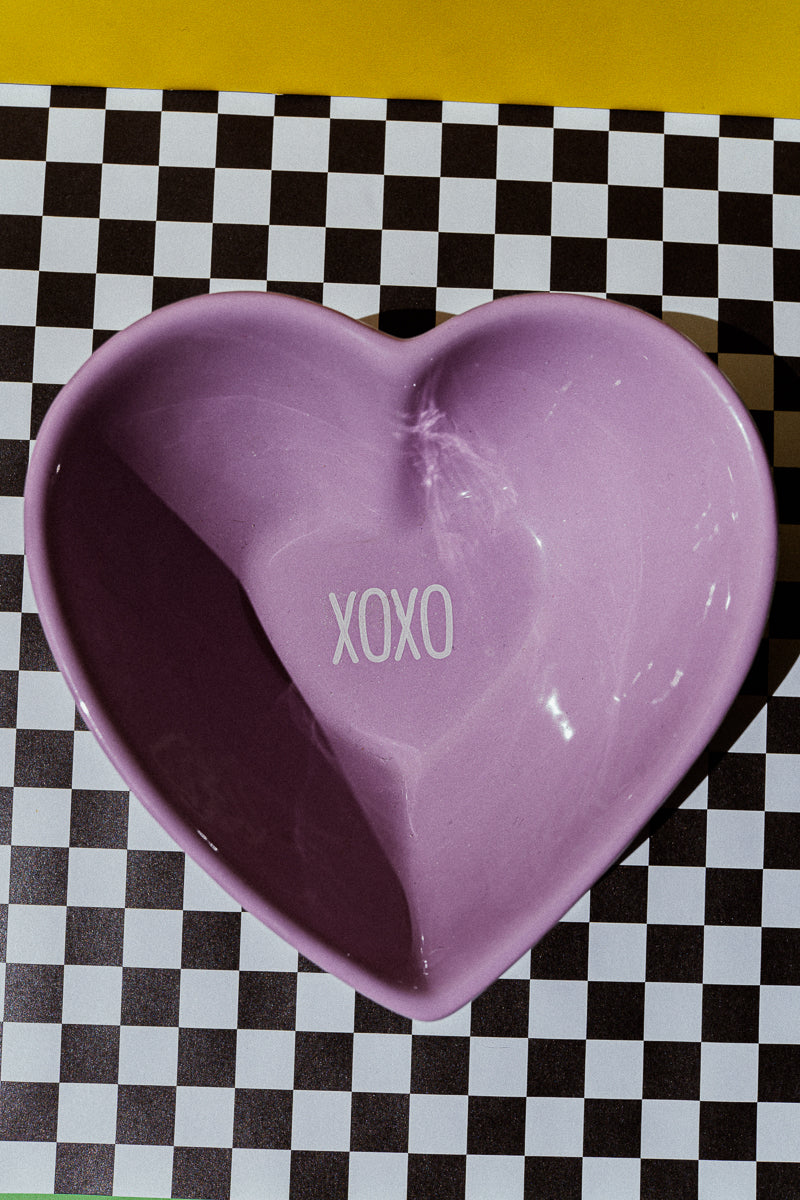 XOXO Candy Heart Bowl